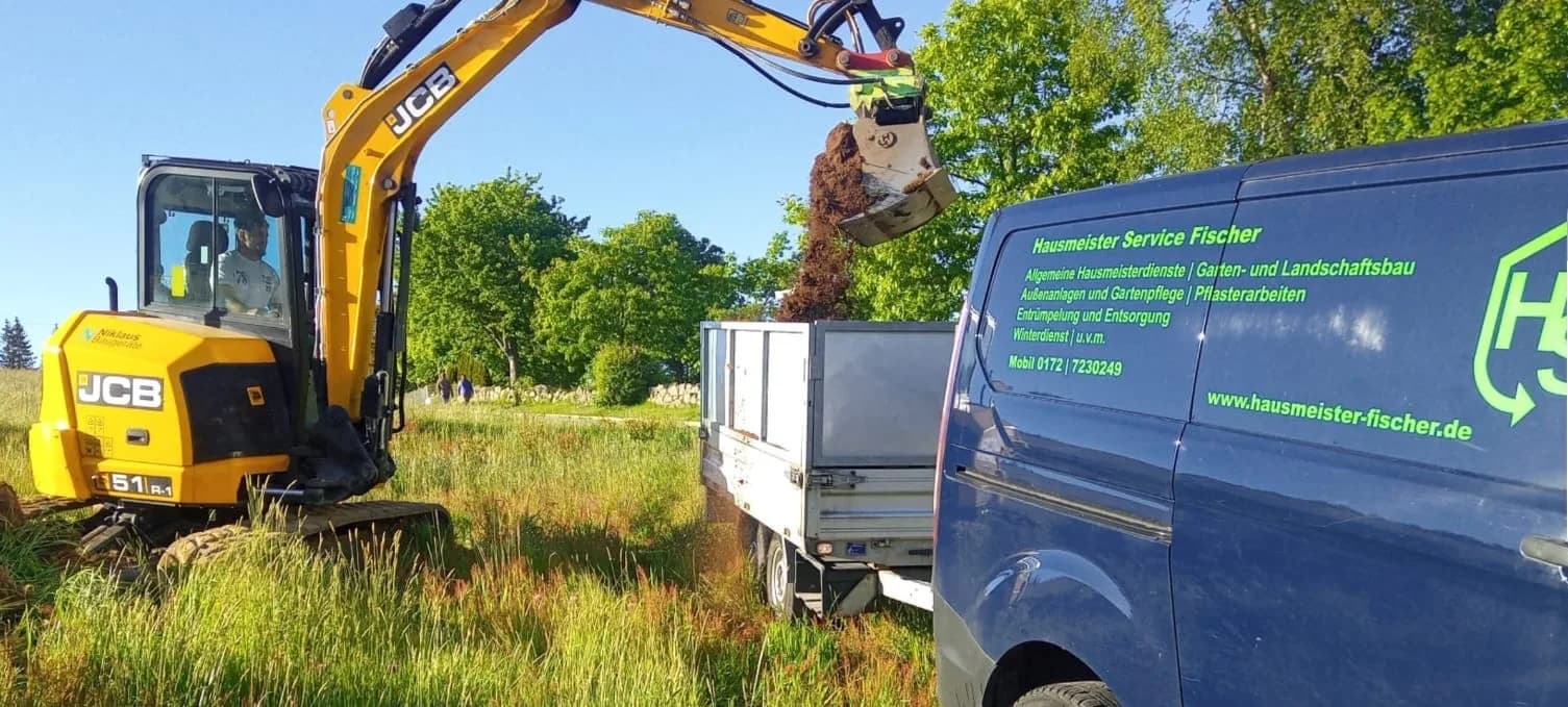 Baggerarbeiten – Referenzbild 2 von Hausmeisterservice Fischer in Unterkirnach