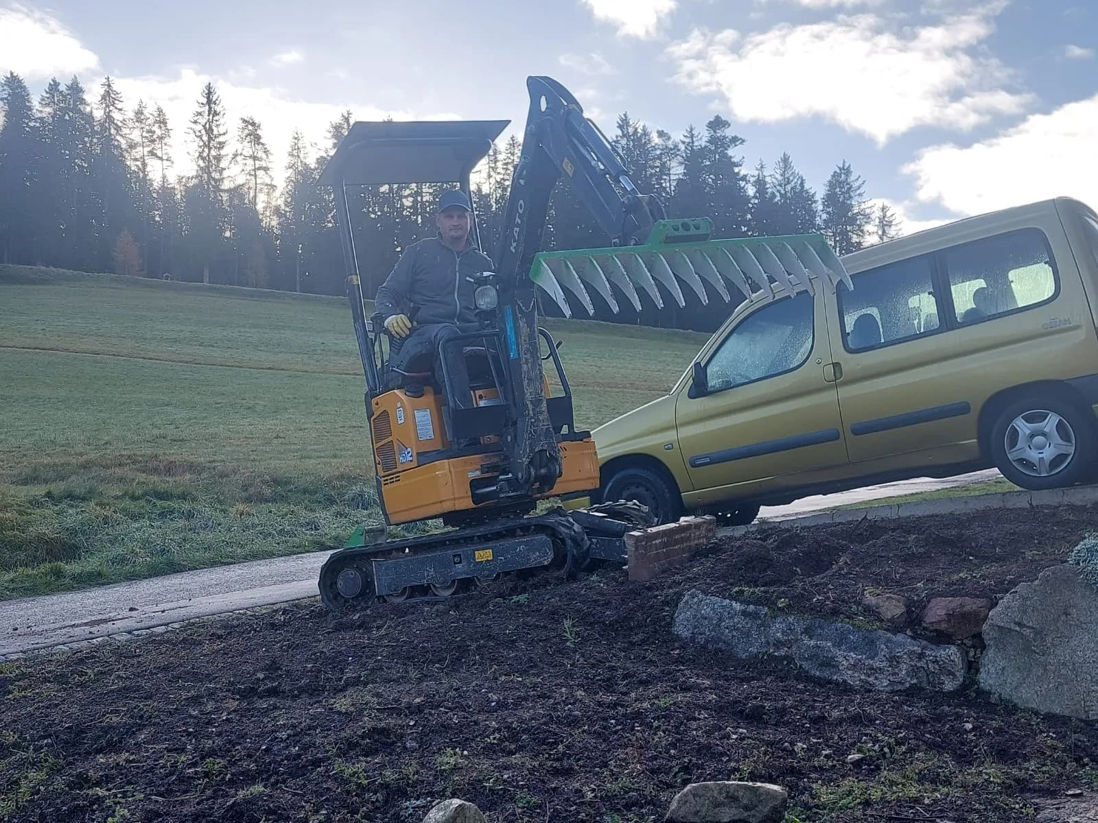 Baggerarbeiten – Referenzbild 3 von Hausmeisterservice Fischer in Unterkirnach