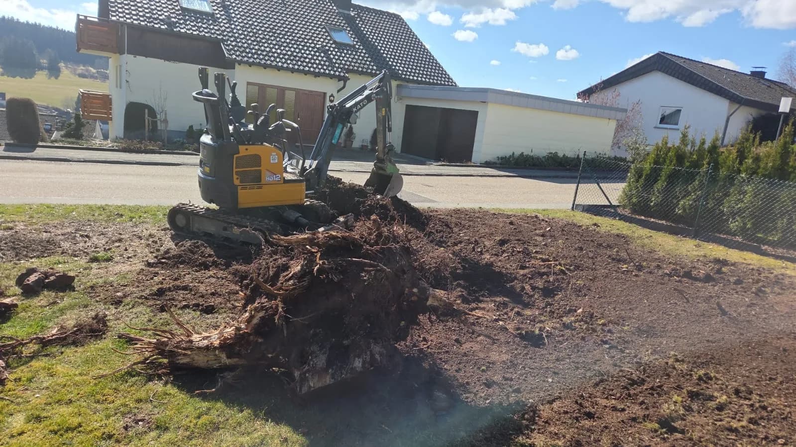 Baggerarbeiten – Referenzbild 6 von Hausmeisterservice Fischer in Unterkirnach